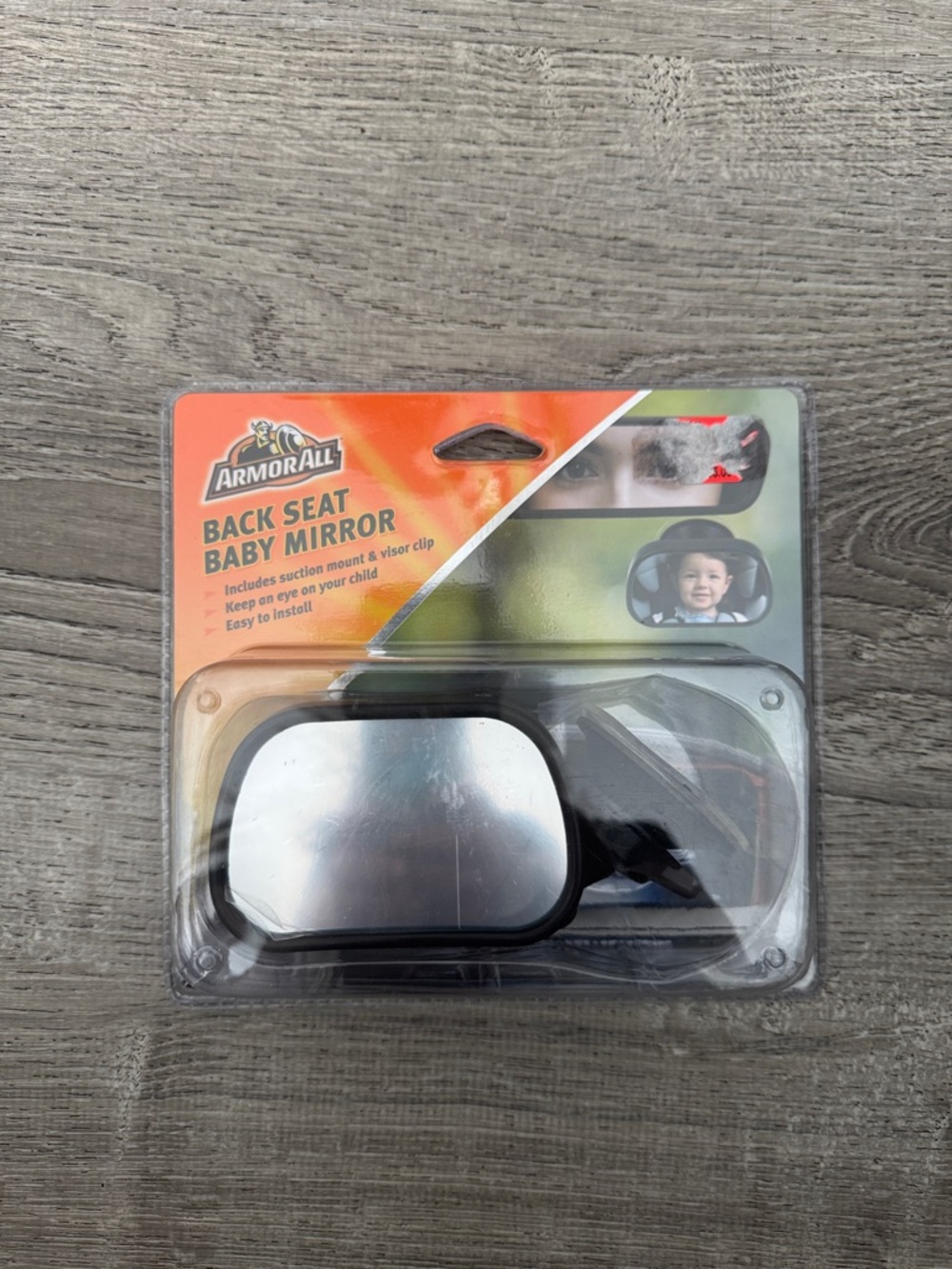 Armor All Back Seat Baby Mirror - Black